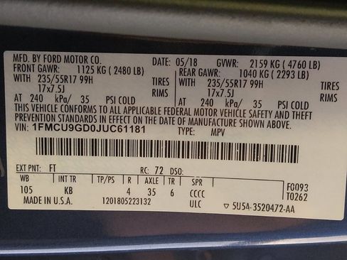 Used 2018 Ford Escape SE image 33