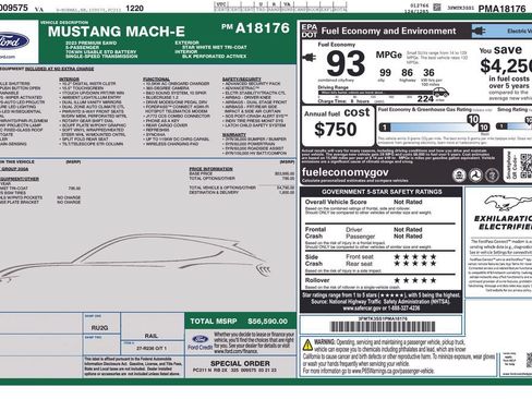 Used 2023 Ford Mustang Mach-E Premium AWD/4WD image 12