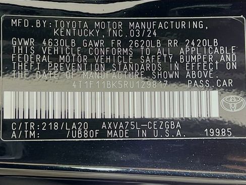 Used 2024 Toyota Camry XLE w/ Cold Weather Package image 15