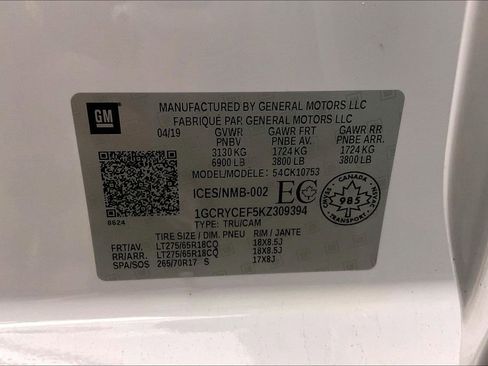 Used 2019 Chevrolet Silverado 1500 Custom Trail Boss w/ Custom Convenience Package AWD/4WD image 37