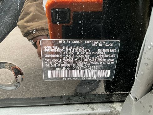 New 2026 Subaru Outback Touring XT AWD/4WD image 37