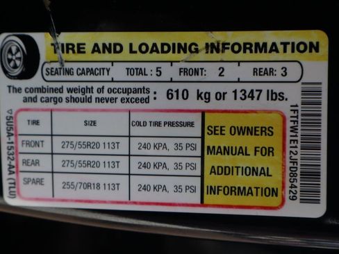 Used 2018 Ford F150 Lariat w/ Equipment Group 502A Luxury image 58