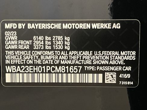 Used 2023 BMW 740i w/ Parking Assistance Package RWD image 25