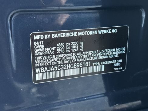 Used 2017 BMW 530i image 28