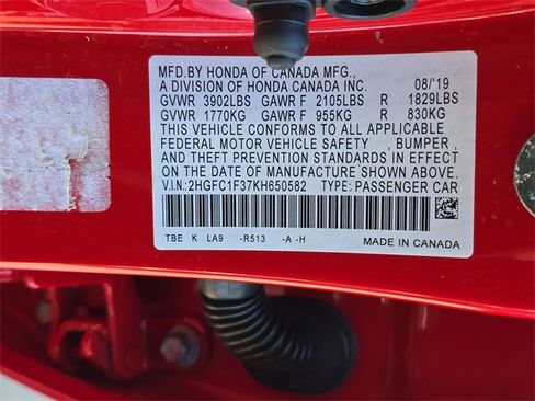 Used 2019 Honda Civic EX image 38