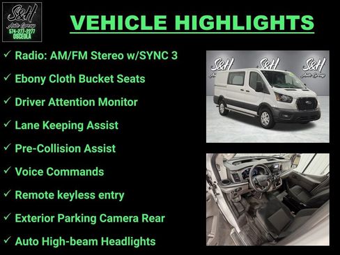 Used 2025 Ford Transit 250 Low Roof w/ Exterior Upgrade Package RWD image 3