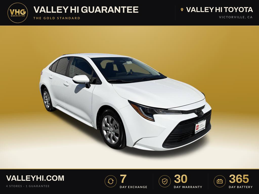 Certified 2025 Toyota Corolla LE FWD image 1