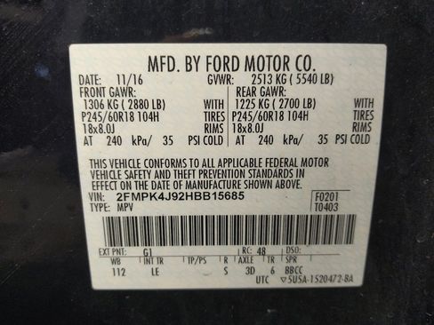 Used 2017 Ford Edge SEL w/ Equipment Group 201A AWD/4WD image 33