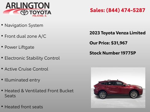 Used 2023 Toyota Venza Limited image 6