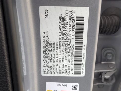 Used 2023 Honda Accord EX image 24