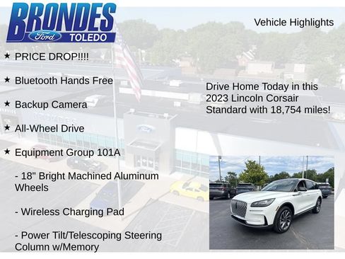 Used 2023 Lincoln Corsair AWD w/ Equipment Group 101A image 5