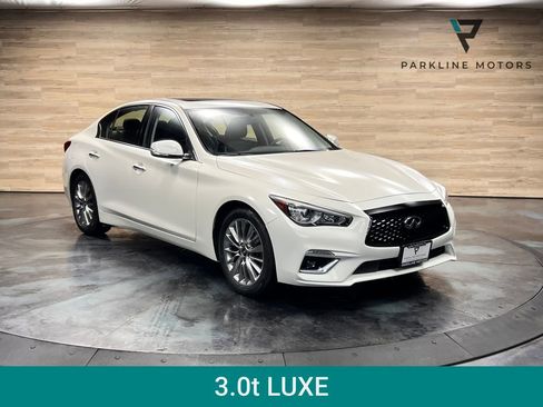 Used 2019 INFINITI Q50 Luxe w/ Essential Package (3.0T Luxe) image 1