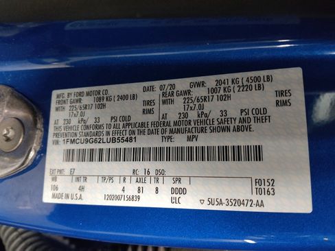 Used 2020 Ford Escape SE image 33