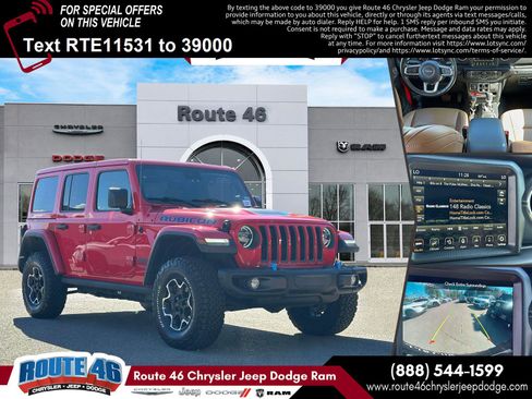 Used 2021 Jeep Wrangler Unlimited Rubicon 4xe w/ Dual Top Group image 1