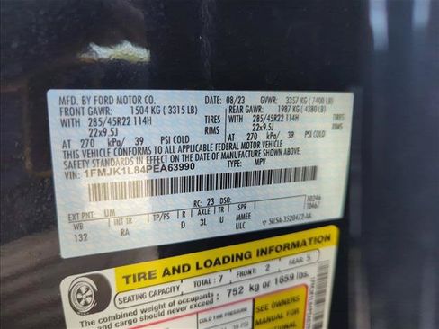 Certified 2023 Ford Expedition Max Platinum RWD image 28