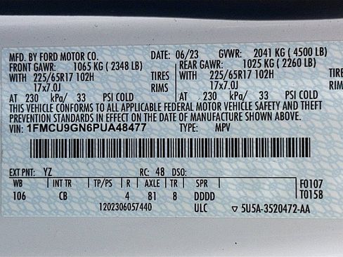 Used 2023 Ford Escape Active w/ Tech Pack #2 image 31