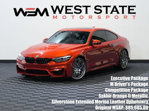 Used 2020 BMW M4 Coupe w/ Competition Package RWD image 1