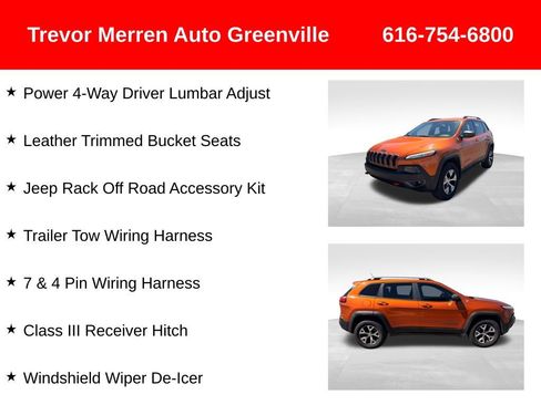 Used 2014 Jeep Cherokee Trailhawk w/ Leather Interior Group image 33
