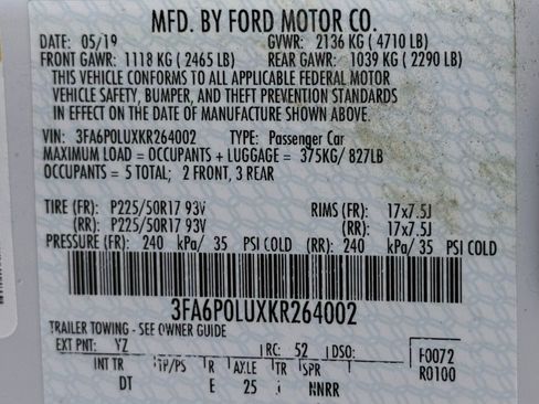 Used 2019 Ford Fusion SE FWD image 39