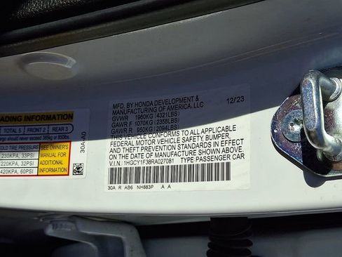 Certified 2024 Honda Accord EX image 29
