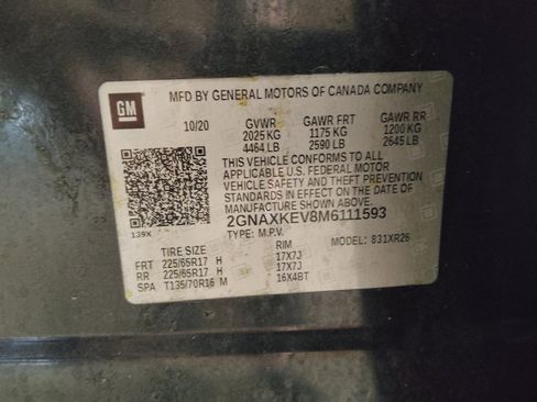 Used 2021 Chevrolet Equinox LT FWD image 33