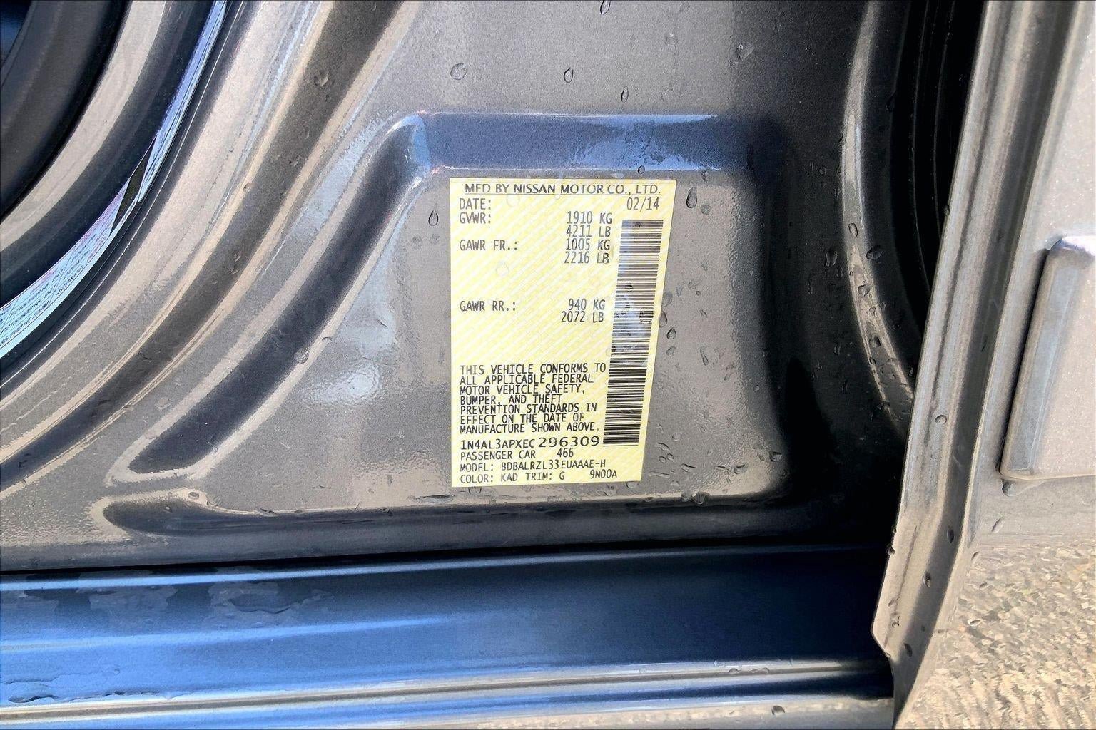 Used 2014 Nissan Altima 2.5 S w/ Display Audio Package FWD image 28