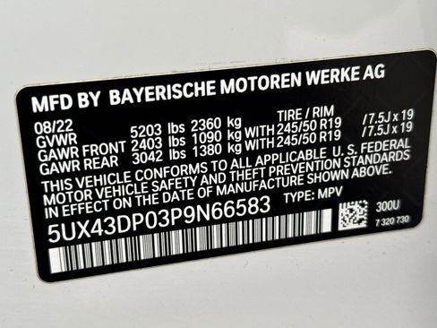 Certified 2023 BMW X3 sDrive30i w/ Premium Package image 38