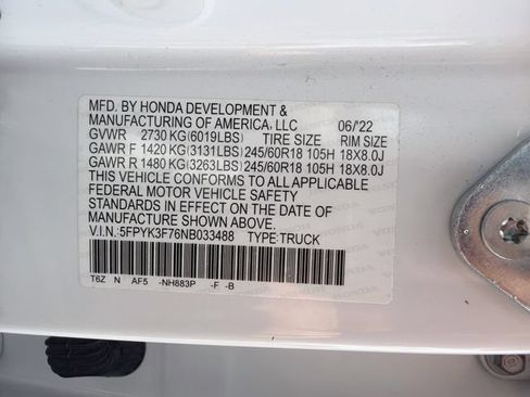 Used 2022 Honda Ridgeline RTL-E image 31
