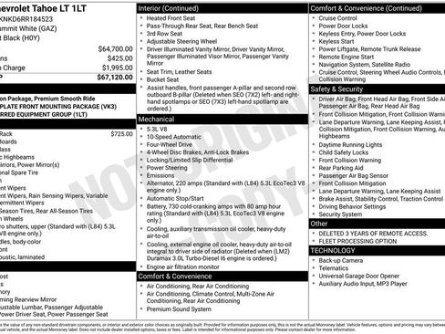 Used 2024 Chevrolet Tahoe LT AWD/4WD image 6