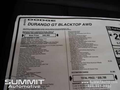 New 2026 Dodge Durango GT AWD/4WD image 36