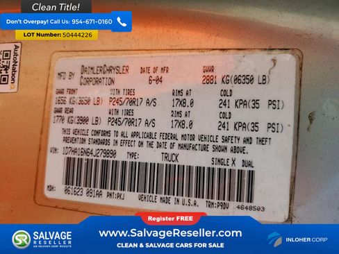 Used 2004 Dodge Ram 1500 Truck ST w/ ST Value Group image 16