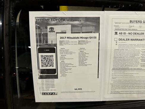 Used 2017 Mitsubishi Mirage G4 ES FWD image 13
