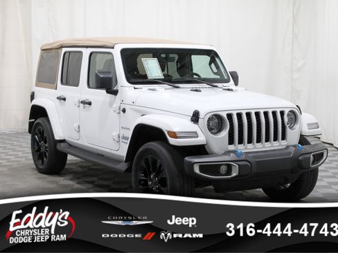 Used 2022 Jeep Wrangler Unlimited Sahara w/ Cold Weather Group image 1