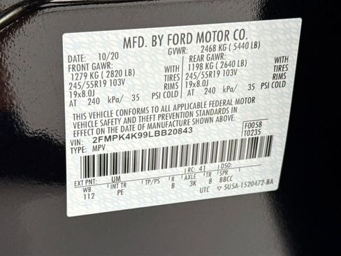 Used 2020 Ford Edge Titanium w/ Equipment Group 301A image 34