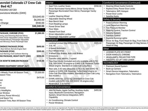 Used 2016 Chevrolet Colorado LT w/ Luxury Package, Chrome image 2