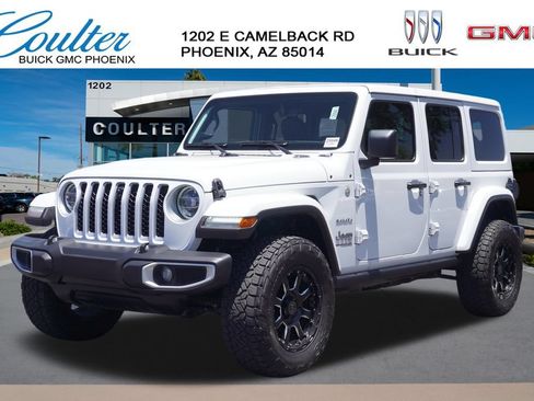 Used 2021 Jeep Wrangler Unlimited Sahara AWD/4WD image 1