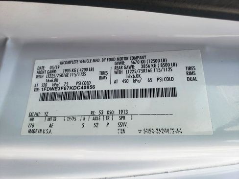 Used 2019 Ford E-350 and Econoline 350 Super Duty w/ Power Windows & Locks Group RWD image 22