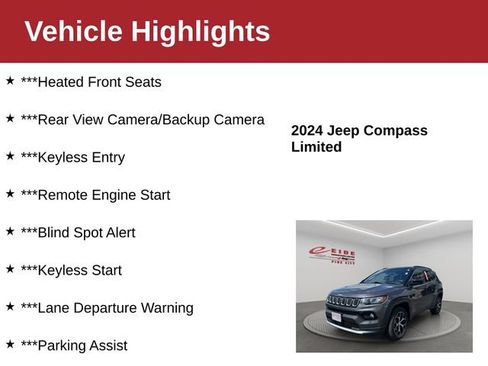 Used 2024 Jeep Compass Limited AWD/4WD image 4