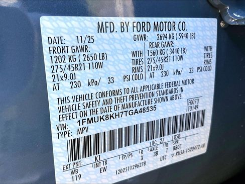 New 2026 Ford Explorer ST-Line w/ ST-Line Street Pack image 12