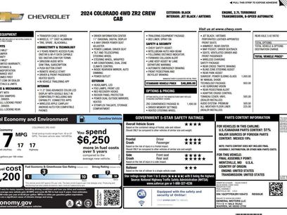 Used 2024 Chevrolet Colorado ZR2 w/ ZR2 Convenience Package III