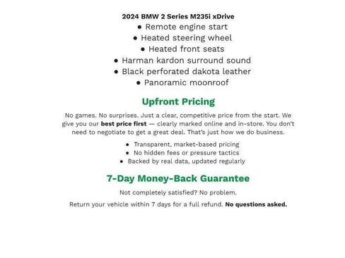 Used 2024 BMW M235i xDrive Gran Coupe w/ Premium Package AWD/4WD image 2