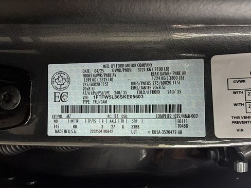 Used 2025 Ford F150 Lariat AWD/4WD image 46