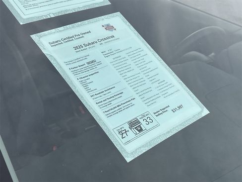 Certified 2025 Subaru Crosstrek 2.5i Limited w/ Popular Package #3A image 6