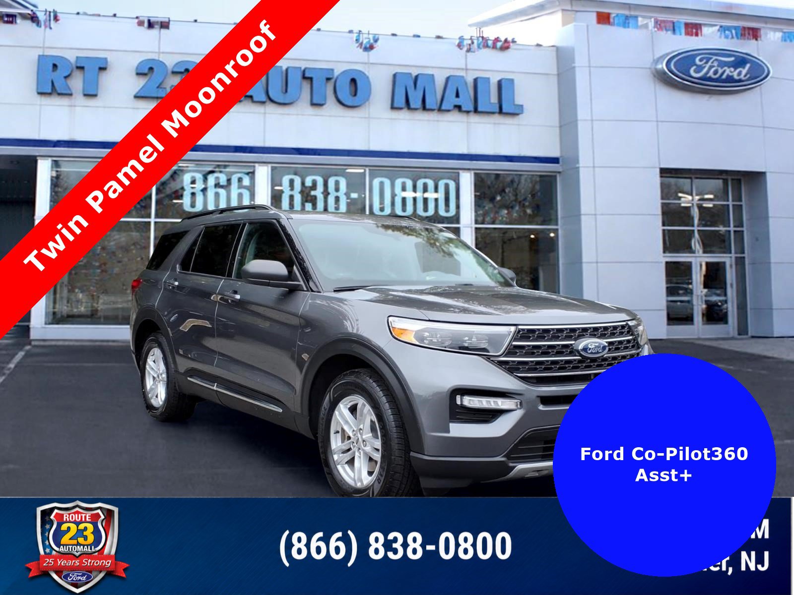 Certified 2022 Ford Explorer XLT w/ Equipment Group 202A AWD/4WD image 1