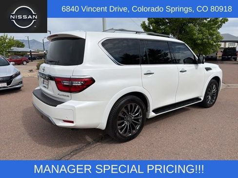 Certified 2023 Nissan Armada Platinum w/ Captain's Chairs Package AWD/4WD image 9