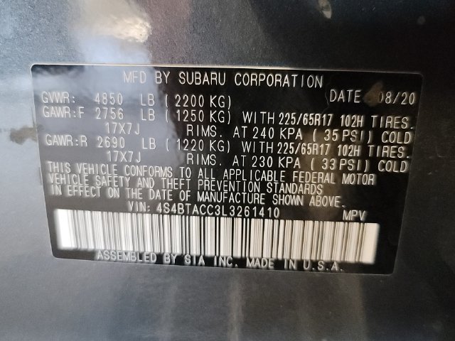 Used 2020 Subaru Outback Premium AWD/4WD image 34