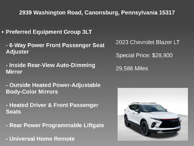 Used 2023 Chevrolet Blazer LT w/ Sound & Technology Package AWD/4WD image 9