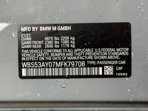 Used 2021 BMW M3 w/ Executive Package RWD image 33