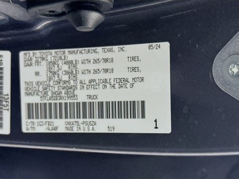 Used 2024 Toyota Tundra SR5 w/ TRD Off-Road Package AWD/4WD image 12