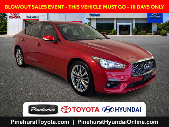 Used 2022 INFINITI Q50 Luxe w/ Cargo Package AWD/4WD image 1
